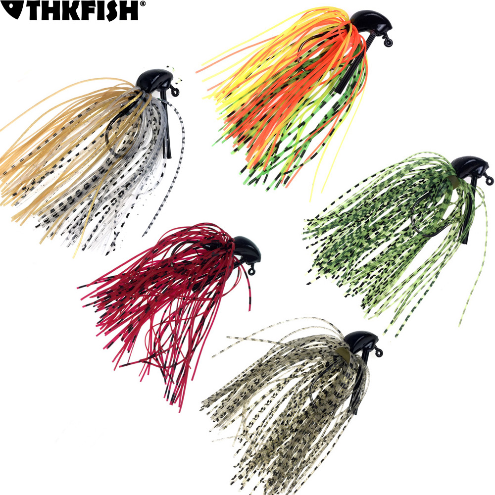 Fishing Lure Jig - THKFISH 5pcs Jig Fishing Lures Wire