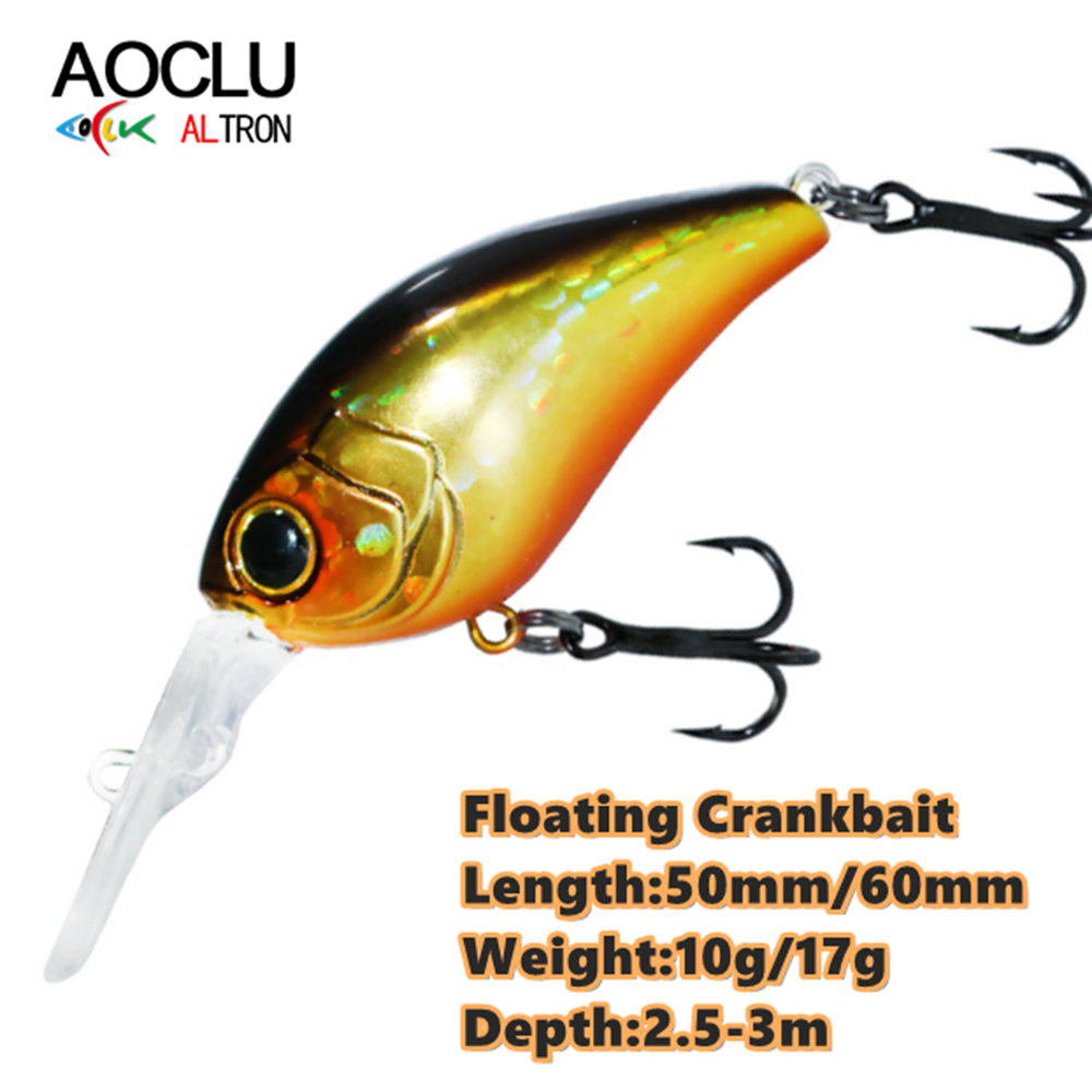 AOCLU Floating Minnow 50mm 10g - Fishing Lure Crankbait recension och pris