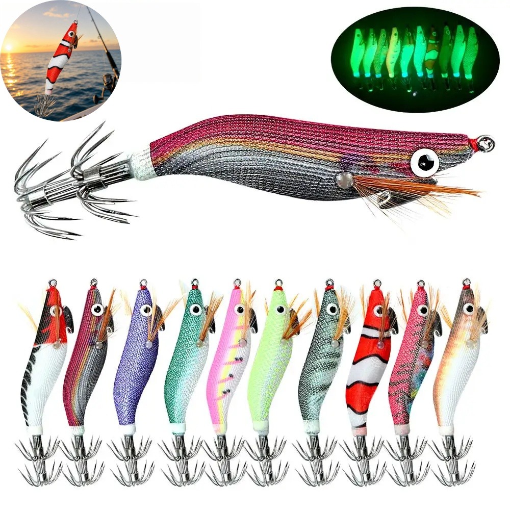 Luminous Squid Jig Lure Artifi - Fishing Lure Jig recension och pris
