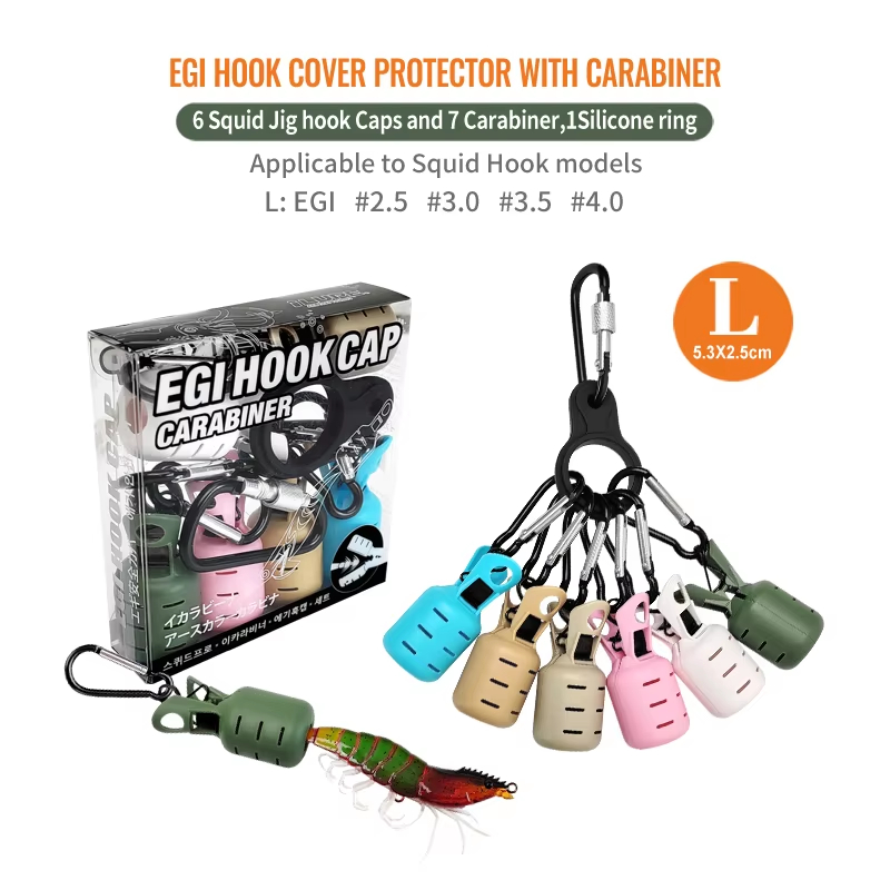 6pcs Colorful Squid Jig Hook C - Fishing Lure Kit recension och pris