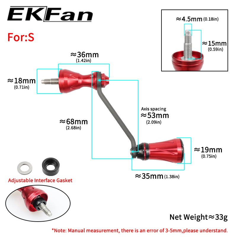 EKfan 68MM Carbon Fiber Spinni - Fishing Lure Spinner recension och pris