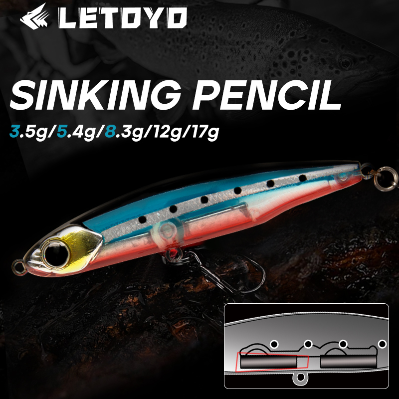 LETOYO Sinking Pencil 17g 12g- - Fishing Lure Topwater recension och pris