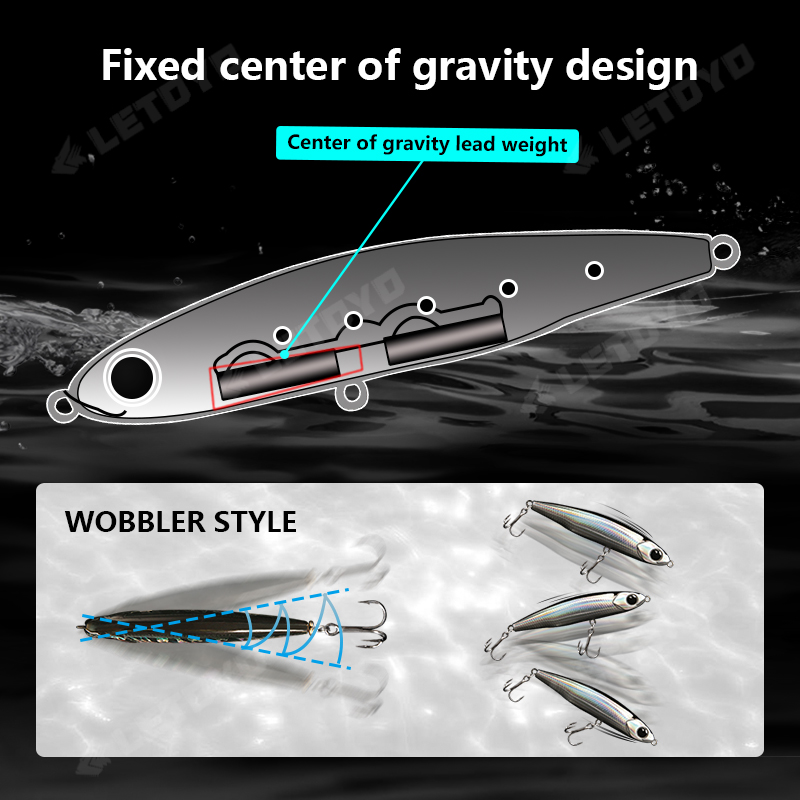 LETOYO Sinking Pencil 17g 12g- - Fishing Lure Topwater recension och pris