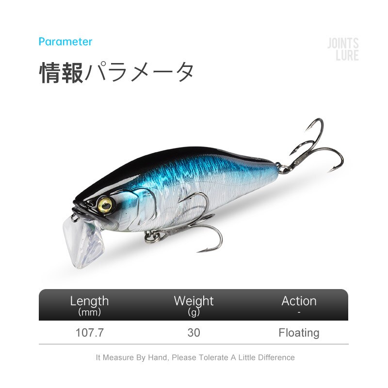 I-JACK Minnow Fishing Lures 10 - Fishing Lure Topwater recension och pris