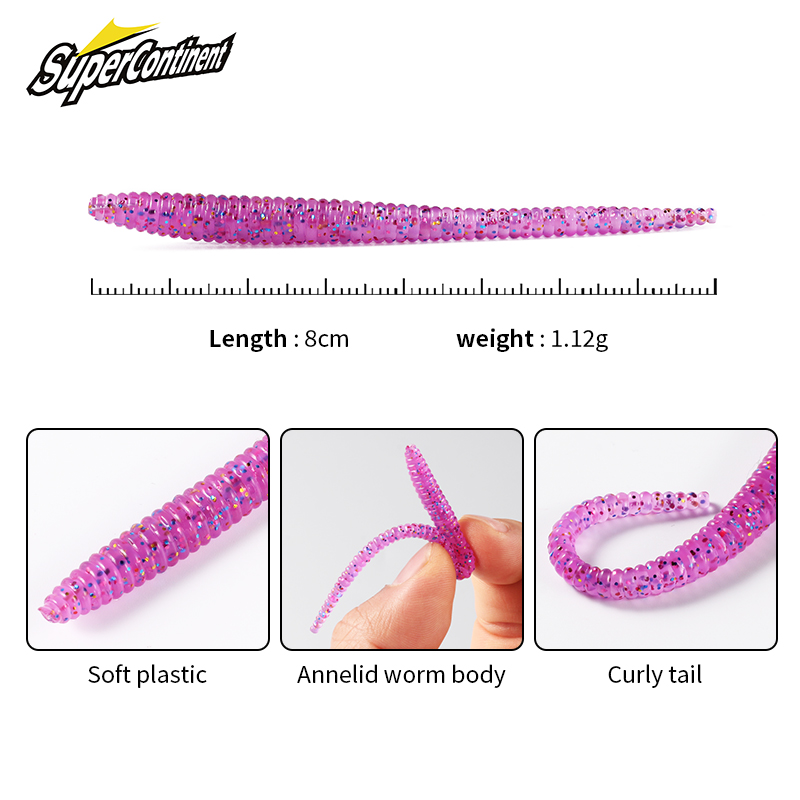 Supercontinent Slow SinkingTro - Fishing Lure Soft Plastic recension och pris