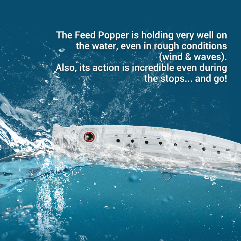 Noeby-Feed Popper Fishing Lure - Fishing Lure Jerkbait recension och pris