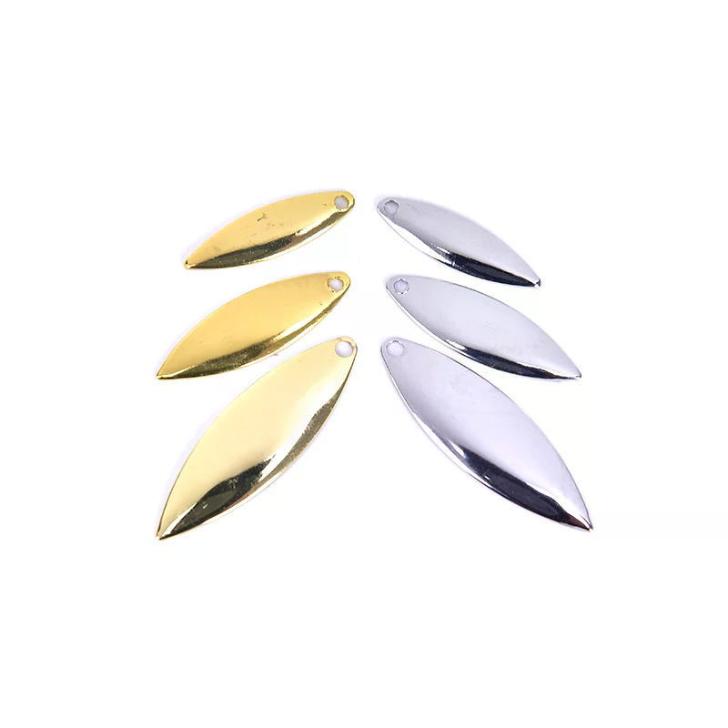 50pcs Willow Spinner Blades Sm - Fishing Lure Blade Bait recension och pris