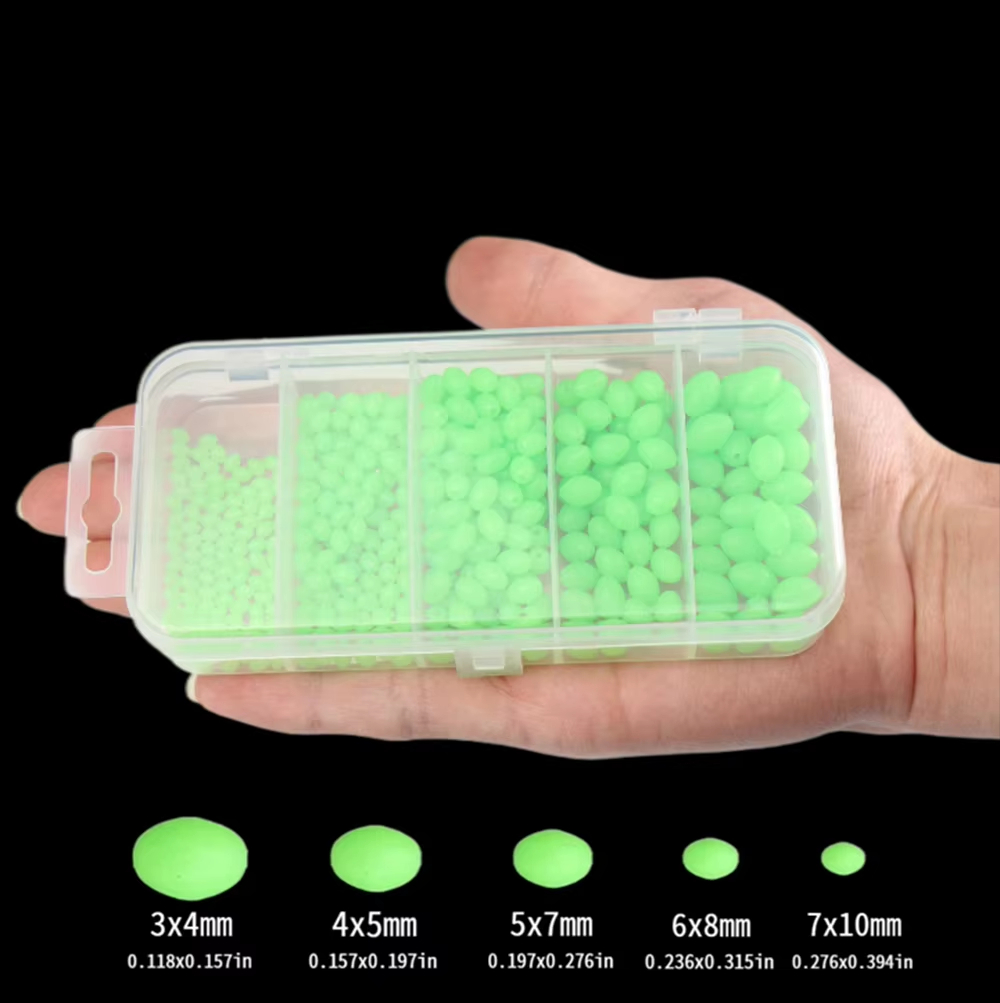 375Pcs/Set Night Luminous Fish - Fishing Lure Soft Plastic recension och pris