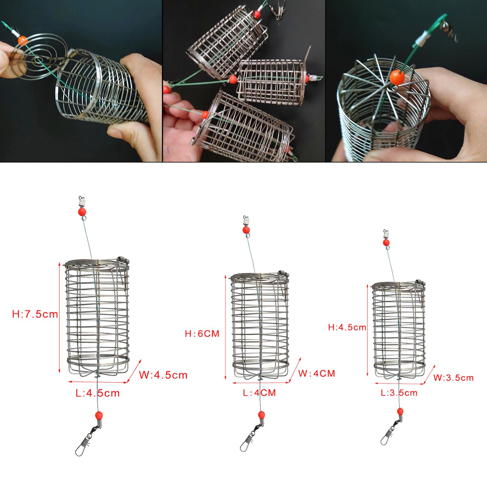 5x Solid Fishing Feeder Cage T - Fishing Lure Topwater recension och pris