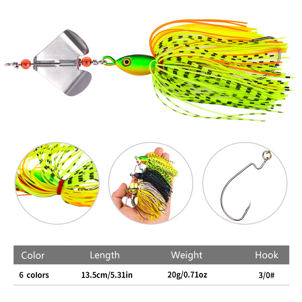 1PC 13.5cm 20g  Fishing Lures  - Fishing Lure Buzzbait recension och pris