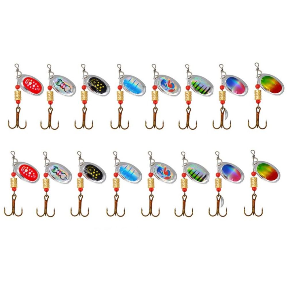 Rotating Glitter Spinners Fish - Fishing Lure Spinner recension och pris