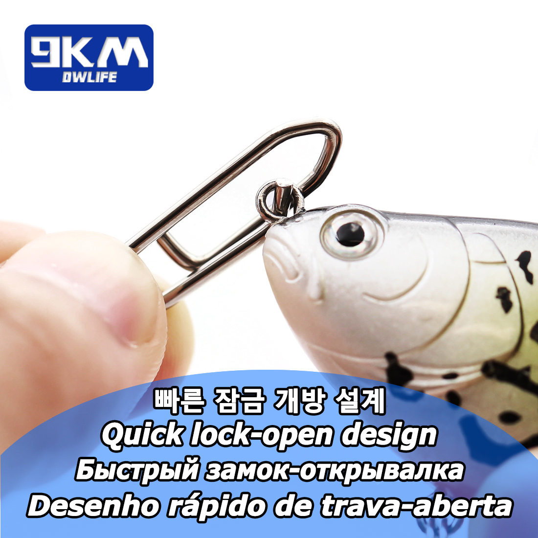 9KM Fishing Snap Kit 110pcs St - Fishing Lure Kit recension och pris