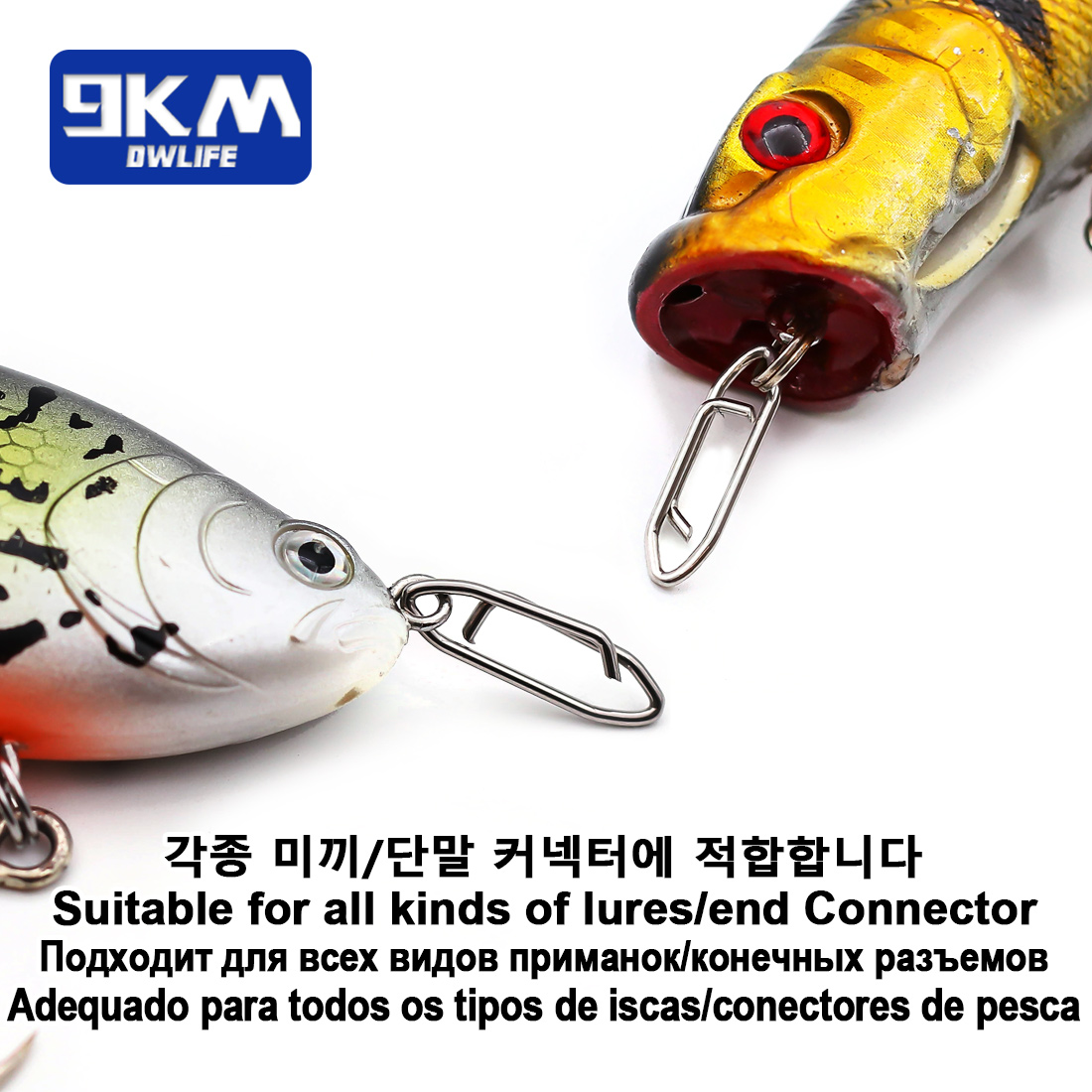 9KM Fishing Snap Kit 110pcs St - Fishing Lure Kit recension och pris