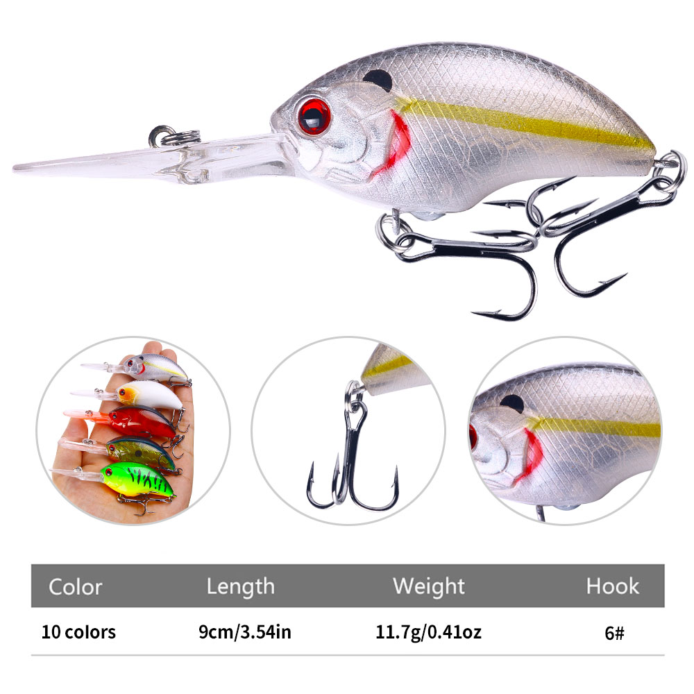 HENGJIA 11.7G 9CM Fishing Lure - Fishing Lure Crankbait recension och pris
